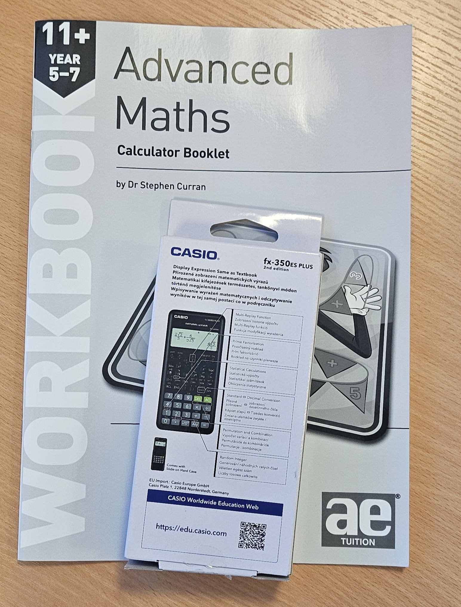 Advanced Maths Calculator Booklet and Casio FX-350ES Plus Calculator ...